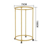 360° Rotating Clothing Display Stand with Wheels