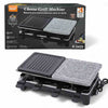 Electric Grill with Non-Stick Plate & Hot Stone - Mega Cart