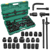 26pcs Heavy Duty 3/4" Drive Socket Set - Mega Cart