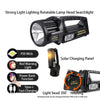 Handheld Solar Rechargeable Search Light - Mega Cart