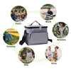 Insulated Lunch Carry Bag with Side Pockets - Mega Cart
