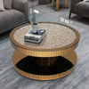 PrimeNest - Leila Mirror Coffee Table - Mega Cart