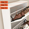 PrimeNest - Mirrored 5 Tier Shoe Storage Cabinet