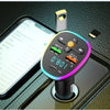 Car Bluetooth FM Transmitter with Dual USB & Type-C - Mega Cart