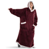 Extra Long Ultra-Soft Huggle Hoodie Blanket with Hood - Mega Cart