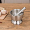 Durable Stainless Mortar and Pestle Set - Mega Cart