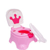 Crown Baby Potty Pot with Backrest - Mega Cart