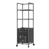 Space-Saving Rolling Laundry Shelf – 3 Tiers - Mega Cart