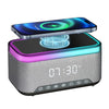Multifunction Alarm Clock with Speaker & Wireless Charger - Mega Cart