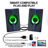 USB Powered Wired Dual Desktop Speakers - Mega Cart