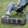 Wireless Solar Speaker with Radio, TF Card & USB Play - Mega Cart