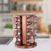 Rotating Spice Rack with 16 Glass Jars - Mega Cart