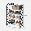 Space-Saving 4 Tier Shoe Rack for Home Storage - Mega Cart