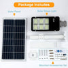 Waterproof Solar Street Pole Light with Remote Control - Mega Cart