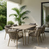 PrimeNest - Cora 6-Seater Outdoor Dining Set - Mega Cart