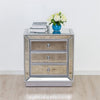 PrimeNest - Studded Mirrored Pedestal Stand - Mega Cart