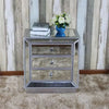 PrimeNest - Studded Mirrored Pedestal Stand - Mega Cart