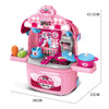 Portable Little Chef Pretend Play Kitchen Toy Suitcase