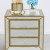 PrimeNest - Studded Mirrored Pedestal Stand - Mega Cart