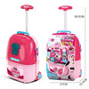 Portable Little Chef Pretend Play Kitchen Toy Suitcase