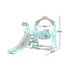 Indoor & Outdoor Toddler Swing and Slide Set - Mega Cart