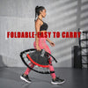 Foldable Fitness Trampoline with Adjustable Handle Bar - Mega Cart