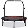 Foldable Fitness Trampoline with Adjustable Handle Bar - Mega Cart