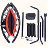 Foldable Fitness Trampoline with Adjustable Handle Bar - Mega Cart