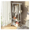 Space-Saving Clothes Rack with Shelf Storage - Mega Cart