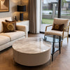 PrimeNest - Marble & Glass Modern Coffee Table Set - Mega Cart