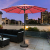 PrimeNest - Outdoor Patio Umbrella with LED Lights - Mega Cart