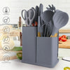 19 Piece Kitchen Utensil Set with Storage Stand - Mega Cart