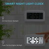 Digital Alarm Clock with Soft Touch Night Light - Mega Cart