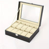 10-Slot Watch Display and Storage Case - Mega Cart