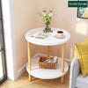 Modern Minimalist Double Layer Coffee Table