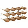 Wavy Wine Bottle Holder Stand - Mega Cart