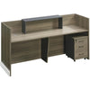 PrimeNest - Astrid Sleek LED Front Desk for Offices - Mega Cart
