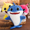 Baby Shark Singing Plush Toy with Light-Up Cheeks - Soft & Cuddly - Mega Cart
