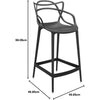 PrimeNest–Winchester Bar Stool with Footrest - Mega Cart