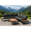 PrimeNest Amara Patio Lounge Set – 3-Piece with Coffee Table - Mega Cart