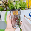Cute Bear Glass Cup with Straw - Mega Cart