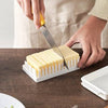 Butter Storage Box with Cutting Groove and Transparent Lid - Mega Cart