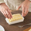 Butter Storage Box with Cutting Groove and Transparent Lid - Mega Cart