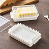 Butter Storage Box with Cutting Groove and Transparent Lid - Mega Cart