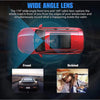 Triple Lens Wide Angle Dash Camera for Cars