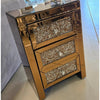PrimeNest - Alya Mirrored 3 Drawer Pedestal - Mega Cart