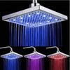 Colour-Changing LED Shower Head - Temperature Sensitive, No Batteries - Mega Cart