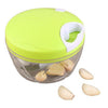 Compact Easy Spin Food Chopper - Slice, Mince, Blend Effortlessly - Mega Cart