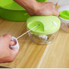 Compact Easy Spin Food Chopper - Slice, Mince, Blend Effortlessly - Mega Cart