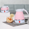 Compact Foldable Travel Electric Kettle - Dual Voltage, 600ml - Mega Cart